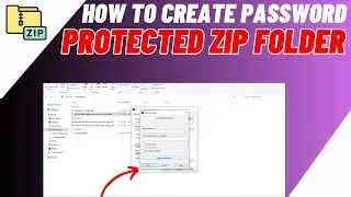 How To Create Password Protected Zip Folder | Convert Files To Secured Zip Files