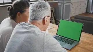 Notebook Green Screen video