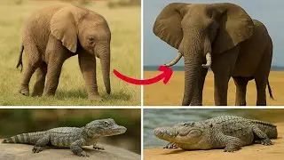 Unbelievable Animal Transformations Over Time  🐶