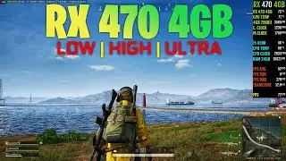 PlayerUnknown's Battlegrounds - RX 470 4GB - i5 4590 - 1080p online game