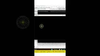 Moving a wheel with animation using C in Computer graphics.