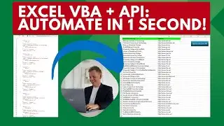 Excel VBA + API Integration: Automate Data in 1 Second!