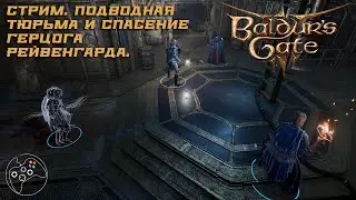 Baldur's Gate III STREAM 09.07.2024. Подводная тюрьма и спасение герцога Рейвенгарда.