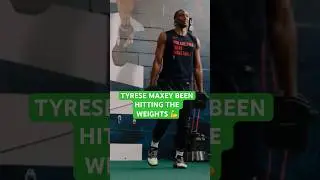 Tyrese Maxey's Weight Room Work: Elevating His Game to New Heights #basketball #sixers #76ers