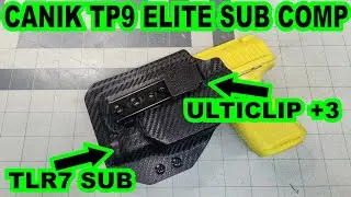 How To Make A Holster For the CANIK  TP9 Elite SC with TLR7 SUB