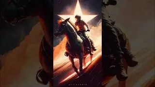 Найк Борзов - Верхом На Звезде - нарисован Нейросетью.  