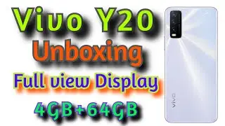 Vivo Y20 Unboxing | Vivo Y20 Unboxing And Impressions | 4GB+64GB |  Hands On Design Unbox 2020