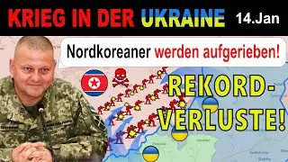 14.JANUAR: BERGE VON LEICHEN - Ukrainer ERLEDIGEN 4000 NORDKOREANER IN KURSK | Ukraine-Krieg