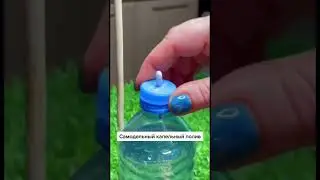 Самодельный капельный полив для домашних цветов .