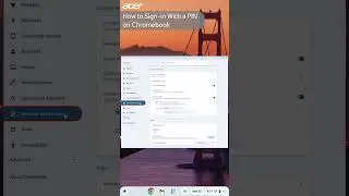 Chromebook - How to Sign-in With a PIN