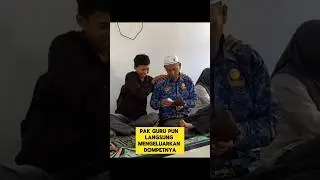 momen haru ketika murid pijat pundak pak guru dikasih uang jajan ‼️