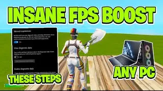 Easy & Quick Tips To BOOST FPS In Fortnite! 🔧 (Huge FPS Boost) 2024