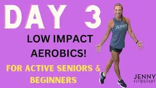 Day 3 - LOW IMPACT AEROBICS!  Old School Moves!