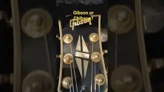 Gibson or Chibson? #guitar  #gibson #guitarist