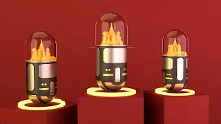 How to create a capsule in Cinema 4D with MOI - Tutorial