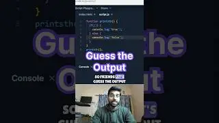 ✅ Javascript output based questions 