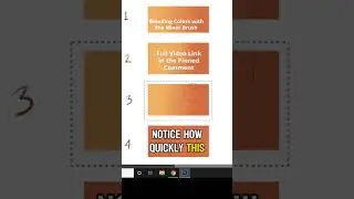 How To BLEND COLORS Using The MIXER BRUSH (For Beginners) PART 4 