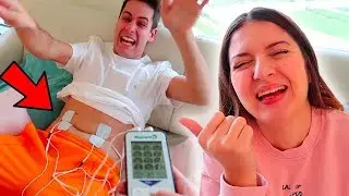 LUÌ HA PROVATO IL SIMULATORE DI PARTO!!