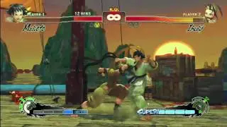 Super Street Fighter IV - Makoto vs Ibuki Trailer (PS3 / XBox 360)