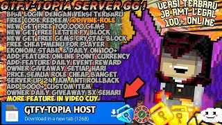 100 ONLINE⁉️BISA CUAN DARI GTPS CUY 😛🫵 | GROWTOPIA PRIVATE SERVER TERBARU | GTPS TERBARU 2024 | GTFY