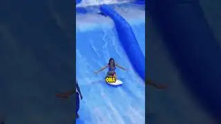 Случилось невероятное на водной горке!