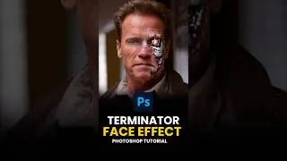 Learn How to Create the Iconic Terminator Face Effect in Photoshop 