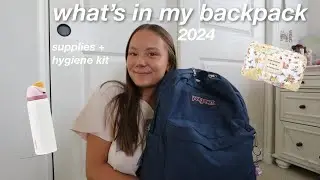 WHAT'S IN MY BACKPACK for my senior year :))