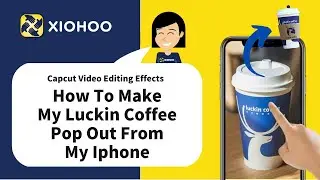 Capcut Video Editing - How To Make My Luckin Coffee Pop Out From My Iphone