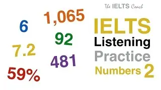 IELTS Listening Practice Numbers 2