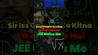 JEE's Highest Weightage Topic Ever😱😱