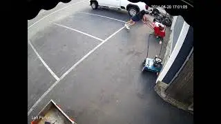 West Warwick woman injured by aerator in security camera video
