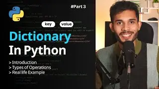 Dictionary in Python | Python for Beginners | 