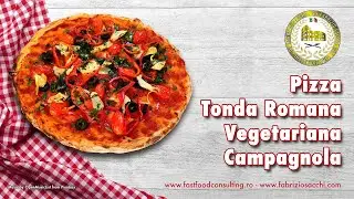 FABRIZIO SACCHI - Pizza tonda romana vegatriana Campagnola