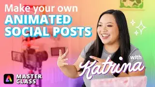 Create Animated Social Posts | Adobe Express Masterclass