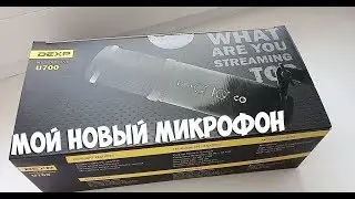 МОЙ НОВЫЙ МИКРОФОН | Dexp U700 | мини - обзор