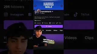 Kamala Harris Joins Twitch 😳