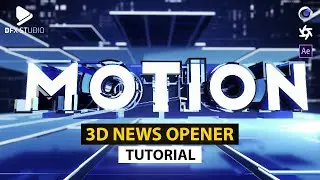 News Opener | Cinema 4D,Octane TUTORIAL