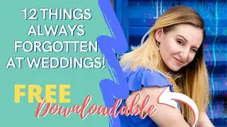 WEDDING PLANNING: 12 Details To Have At Your Wedding! (MUST KNOW)