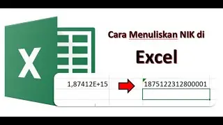 Cara Menuliskan NIK di Excel