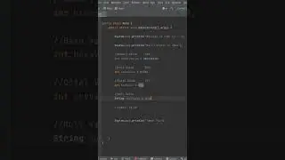 Literals in JAVA|Code in| #java #tutorial #programmingforbeginners #codinglife #intellij