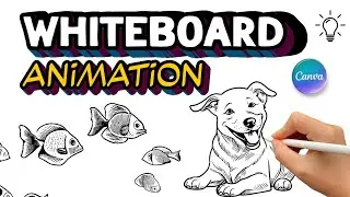 How to Create a Hand Drawn Animation Video in Canva | FULL TUTORIAL | Canva Whiteboard Animation