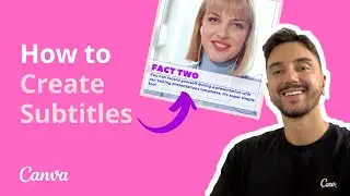 How to Add SUBTITLES to your Videos with Canva