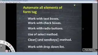 Work with form element with Selenium and Python Part-1