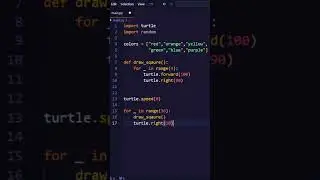 Turtle design in 10sec using Python | python programming | 