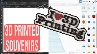 Learn to 3D print keychains using Affinity Designer and Tinkercad