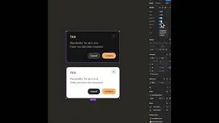Dynamic Alert Dialog with Figma #uidesign #designsystems