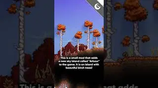 This Mod Adds BIRCH TREES ISLAND!: Terraria - Arbour Mod