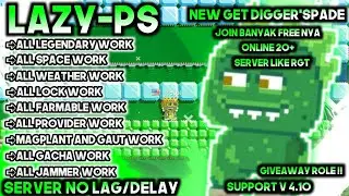 🇮🇩 BEST SERVER 20+ ONLINE || GROWTOPIA PRIVATE SERVER || NEW GET DIGGER'S SPADE 😱 || V 4.10