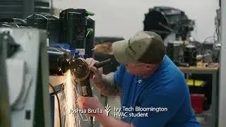 Ivy Tech HVAC Student - Joshua