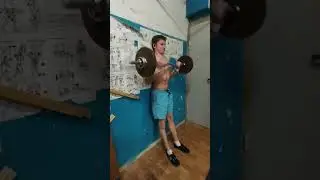 Поднял на бицепс 42 кг у стены техника хз,мой вес 62кг